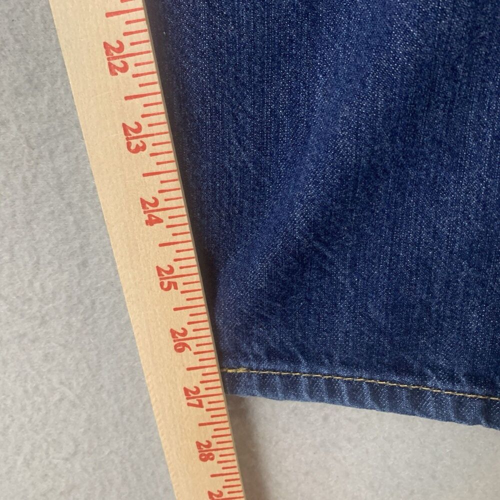 Levis 513 Jeans Mens 32x30 (27) Blue Straight Leg Dark Wash Workwear Cowboy - Picture 6 of 8